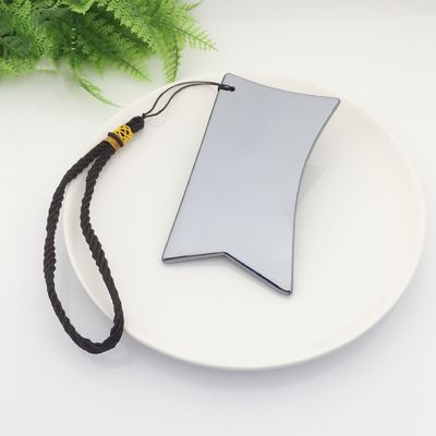Terahertz Plate Scraping Massage Tool Gua Sha Guasha Board For Back Body Massager Body with Customized Logo and Silver