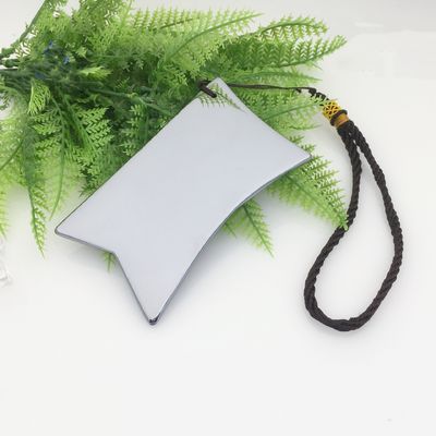 Terahertz Plate Scraping Massage Tool Gua Sha Guasha Board For Back Body Massager Body with Customized Logo and Silver