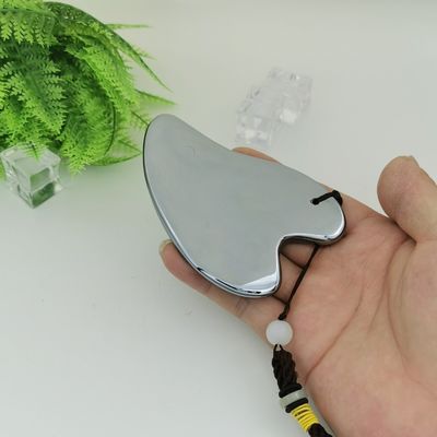 Terahertz Stone Gua Sha Facial Massage Tool 2024 Custom Logo Handheld for Body Massage Equipment in Heart Shape