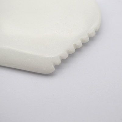 Customized White Jade Body Massager Comfortable Gua Sha Facial Massage Board Tool for Body Circulation Improvement