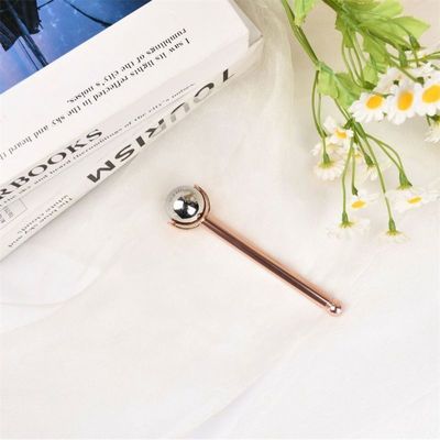Customized Logo Availabled Zinc Alloy Face Slimming Device Metal Facial Massage Roller Anti-wrinkle Skin Care Beauty Tools