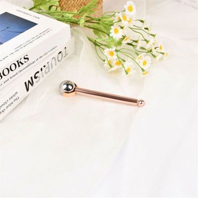 Customized Logo Availabled Zinc Alloy Face Slimming Device Metal Facial Massage Roller Anti-wrinkle Skin Care Beauty Tools