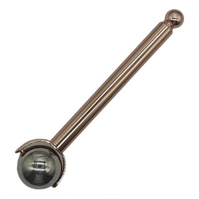 Customized Logo Availabled Zinc Alloy Face Slimming Device Metal Facial Massage Roller Anti-wrinkle Skin Care Beauty Tools