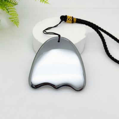 Customized Logo Availabled Terahertz Gua Sha Massage Scraping Tool for Body Spa Facial Beauty in Fishtail Shape