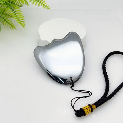 Customized Logo Availabled Terahertz Gua Sha Massage Scraping Tool for Body Spa Facial Beauty in Fishtail Shape