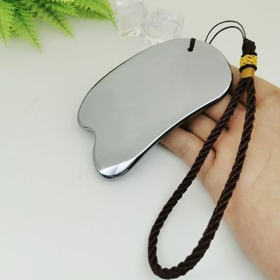 Facial Massager Silver Energy Stone Terahertz Scraping Board THz Gua Sha Massage Tool 2024 Trend Products Healthy Energy