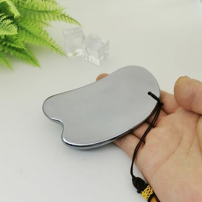 Facial Massager Silver Energy Stone Terahertz Scraping Board THz Gua Sha Massage Tool 2024 Trend Products Healthy Energy
