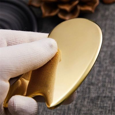Certificate Yes Customized Logo Availabled Copper Facial Gua sha Board Tools Brass Scraping Massage Gua sha Tool Face Massage Tools