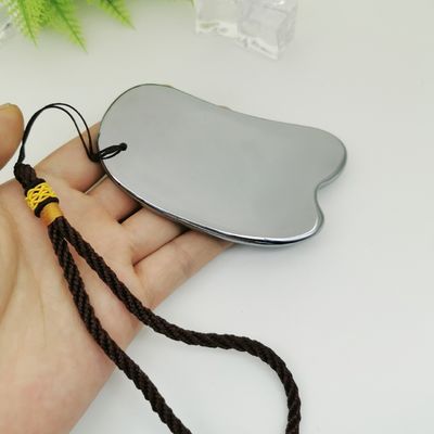 Facial Massager Silver Energy Stone Terahertz Scraping Board THz Gua Sha Massage Tool 2024 Trend Products Healthy Energy
