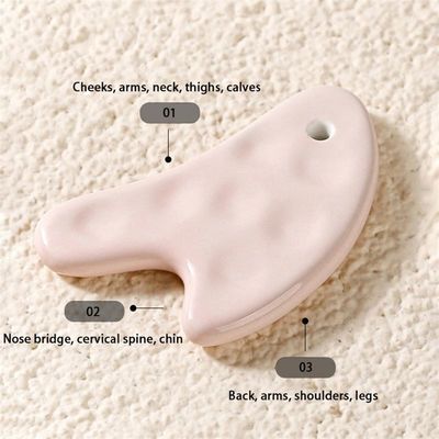 Experience the Benefits of Ceramic Gua Sha Tool Personal Health Care for Facial and Body Massage