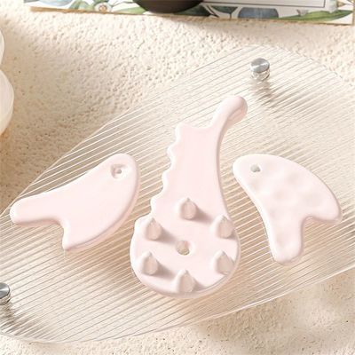 Experience the Healing Power of Ceramic Gua Sha Comb for Facial and Body Massage Full Body Universal Scraping Board