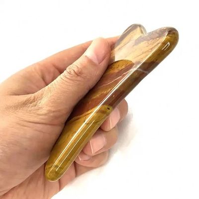 Gua Sha Scraping Massager Board Mookaite Jasper Facial Tool 10cm*7cm*0.6cm ISO9001 Certified Massage Board