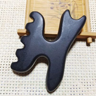 Foot Massager Gua Sha Therapy Bian Stone Acupuncture Stick Universal Massage Tool 112*12mm Natural Stone