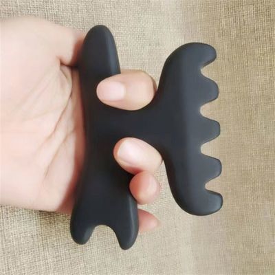 Foot Massager Gua Sha Therapy Bian Stone Acupuncture Stick Universal Massage Tool 112*12mm Natural Stone