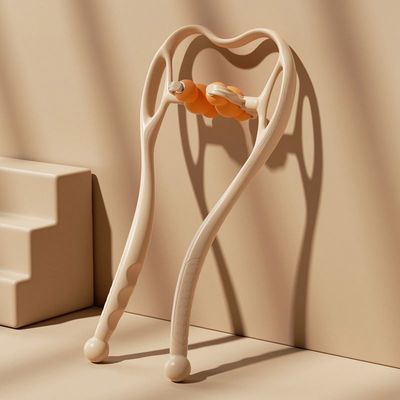 PP/TPR Body Healthcare Massage Tool for Meridian Dredging and Muscle Relaxation Household Manual Cervical Massager
