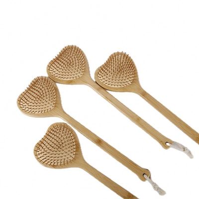 Household Personal Scratcher Bamboo Body Meridian Massage Hammer Long Handle for Itch Relief and Gua Sha
