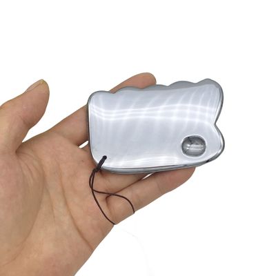 Style Terahertz Plate Scraping Massage Tool Gua Sha Guasha Board for Back Body Massager Silver