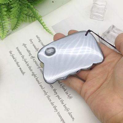 Style Terahertz Plate Scraping Massage Tool Gua Sha Guasha Board for Back Body Massager Silver