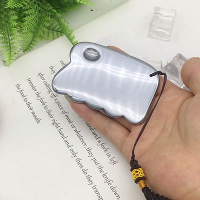Style Terahertz Plate Scraping Massage Tool Gua Sha Guasha Board for Back Body Massager Silver