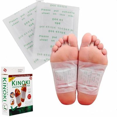 10 Pads Herbal Detox Foot Patches for Stick to the Sole of the Foot 100% Natural Herbals Stress Relief and Deep Sleep