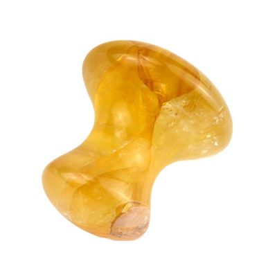 Yellow Citrine Mushroom Gua Sha Face Massage Tool Mushroom Shape at Affordable