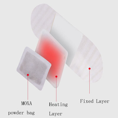 Self-Heating Herbal Wormwood Belly Button Tummy Sticker for Navel Care and Hot Compress Massage Function