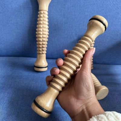 Body Massage Equipment Wood Therapy Foot Roller Guasha Massage Tools for Body Gua Sha Massager and Plantar Fasciitis Relief