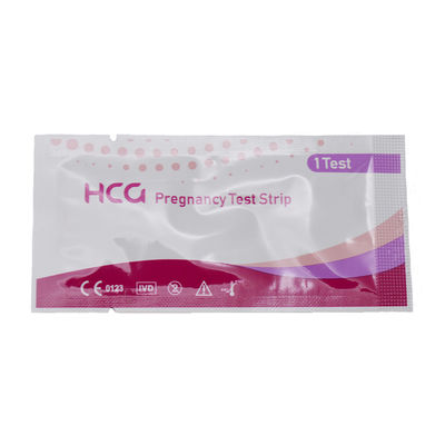 HCG Test Strip Pregnancy Accurate More Than 99% of Early Detection for Inner Strip Size 80*3mm