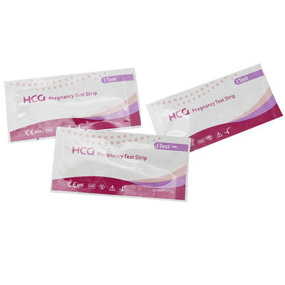 HCG Test Strip Pregnancy Accurate More Than 99% of Early Detection for Inner Strip Size 80*3mm