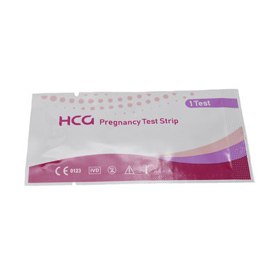 HCG Test Strip Pregnancy Accurate More Than 99% of Early Detection for Inner Strip Size 80*3mm