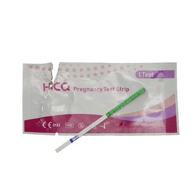 HCG Test Strip Pregnancy Accurate More Than 99% of Early Detection for Inner Strip Size 80*3mm