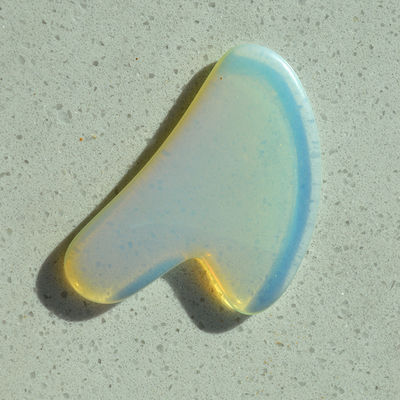 Beauty Tool Customized Logo Availabled Opal Gua Sha Scraping Board for Facial Massager