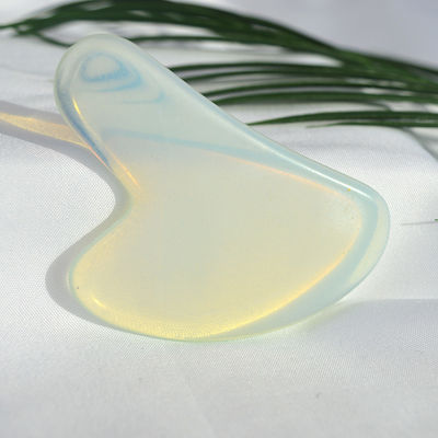 Beauty Tool Customized Logo Availabled Opal Gua Sha Scraping Board for Facial Massager