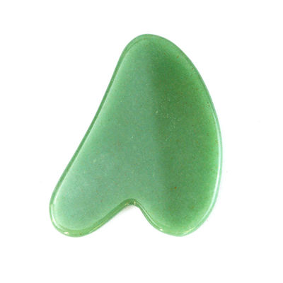 Customized Logo Availabled Natural Jade Gua Sha Scraping Board for Facial Beauty Body Massage Tool Skin Health Care Spa