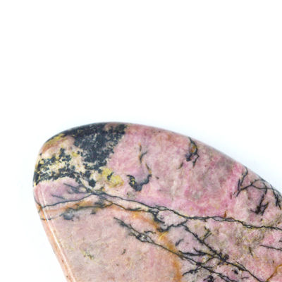 Muscle Massage Function Natural Heart Shape Rhodonite Stone Gua Sha Scraping Board for Facial Beauty and Body Skin Health Care Spa