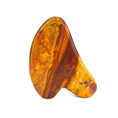 Facial Massager Heart Shape Red Jasper Gua Sha Massage Tool for Custom Logo Guasha Stone Body Self Skin Care Spa Massage