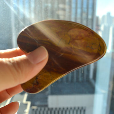 Facial Massager Heart Shape Red Jasper Gua Sha Massage Tool for Custom Logo Guasha Stone Body Self Skin Care Spa Massage