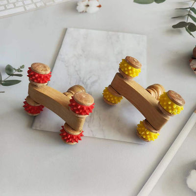 Body Massage Equipment 2024 Arrivals Natural Eco Friendly Handmade Craft Wooden Gua Sha Massager Roller for Massage Tools