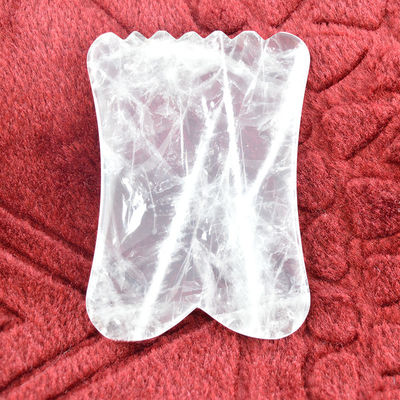 Properties Body Muscles Massage Equipment 2024 Arrivals Clear Quartz Gua Sha Rock Crystal Guasha Gemstone Sculptor Tool