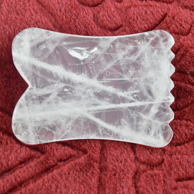 Properties Body Muscles Massage Equipment 2024 Arrivals Clear Quartz Gua Sha Rock Crystal Guasha Gemstone Sculptor Tool