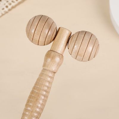 Customized Logo Availabled Massage Product Beauty Personal Care Products Wood Beauty Spa Skin Lifting 3D Face Roller Massager Stick