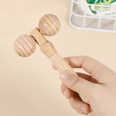 Customized Logo Availabled Massage Product Beauty Personal Care Products Wood Beauty Spa Skin Lifting 3D Face Roller Massager Stick