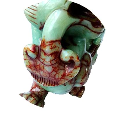 19kg Natural Hand Carved Pixiu Toad 20cm Top Selling Product for Art Collectible Enthusiasts