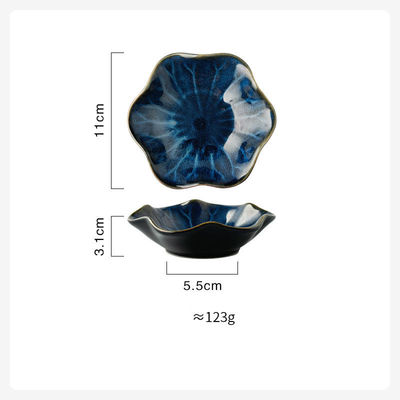 Family Personality Ceramic Plate Design Color Plate for Putting Something on Your Table