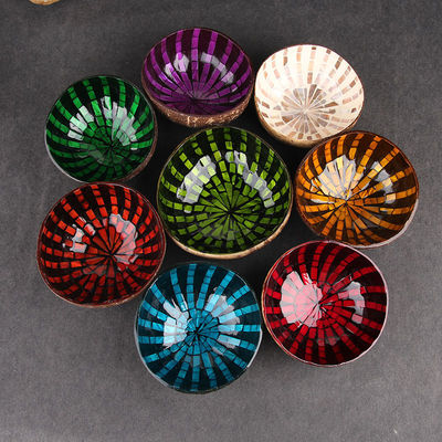 OEM/ODM Acceptable Natural Coconut Shell Bowl Design Ornament Lacquered Coconut Bowls from Regional Feature