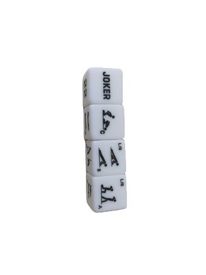 25mm Jade Six Sides Fitness Dice for Exercise Training Sports Entertainment Games Enhance Your Training