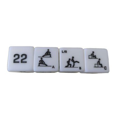25mm Jade Six Sides Fitness Dice for Exercise Training Sports Entertainment Games Enhance Your Training