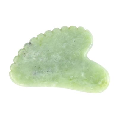 Experience the Benefits of Full-body Massage with Natural Stone Scraping Tool and Private Label Xiuyan Jade Green Guasha