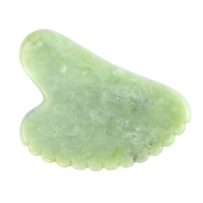 Experience the Benefits of Full-body Massage with Natural Stone Scraping Tool and Private Label Xiuyan Jade Green Guasha