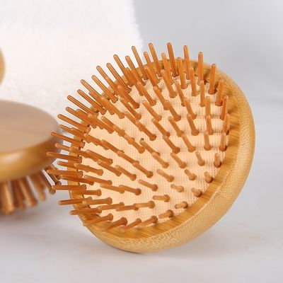 Brown Mushroom Shape Bamboo Gua Sha Scalp Massage Airbag Comb Wooden Guasha Tool Head Relax Massager Hair Health Care Beauty Brush